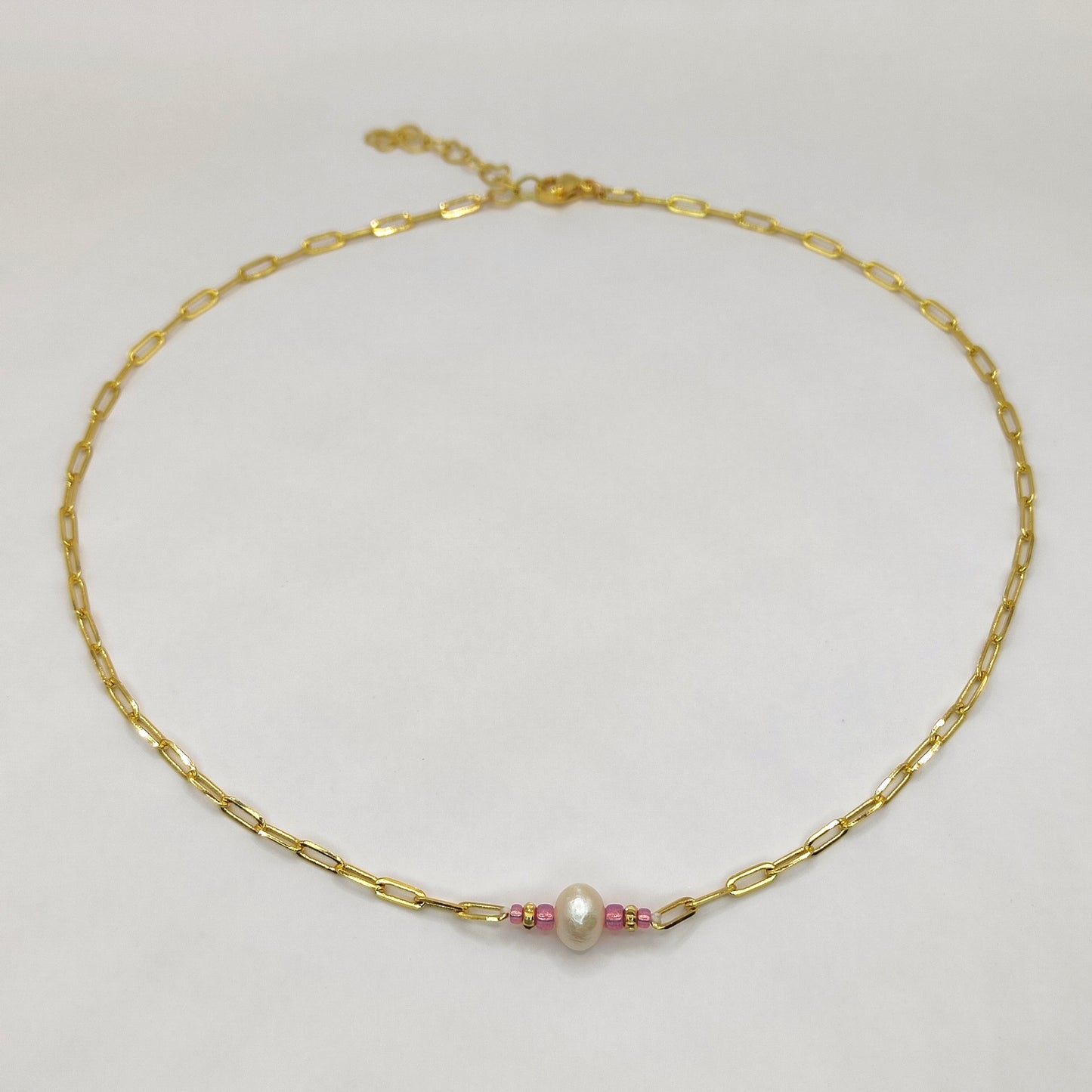 Collier Aurore Rose