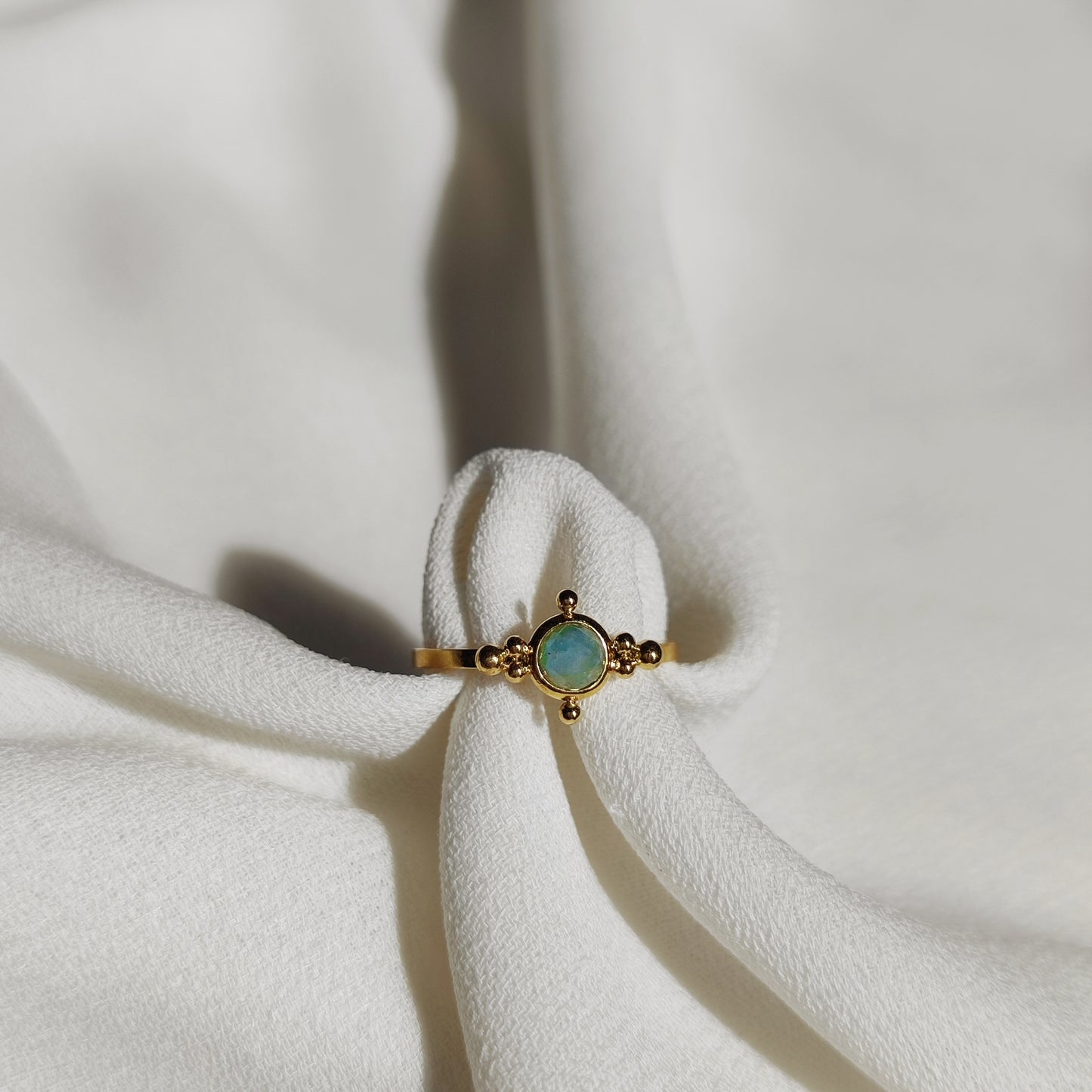 Bague Lydie - Amazonite