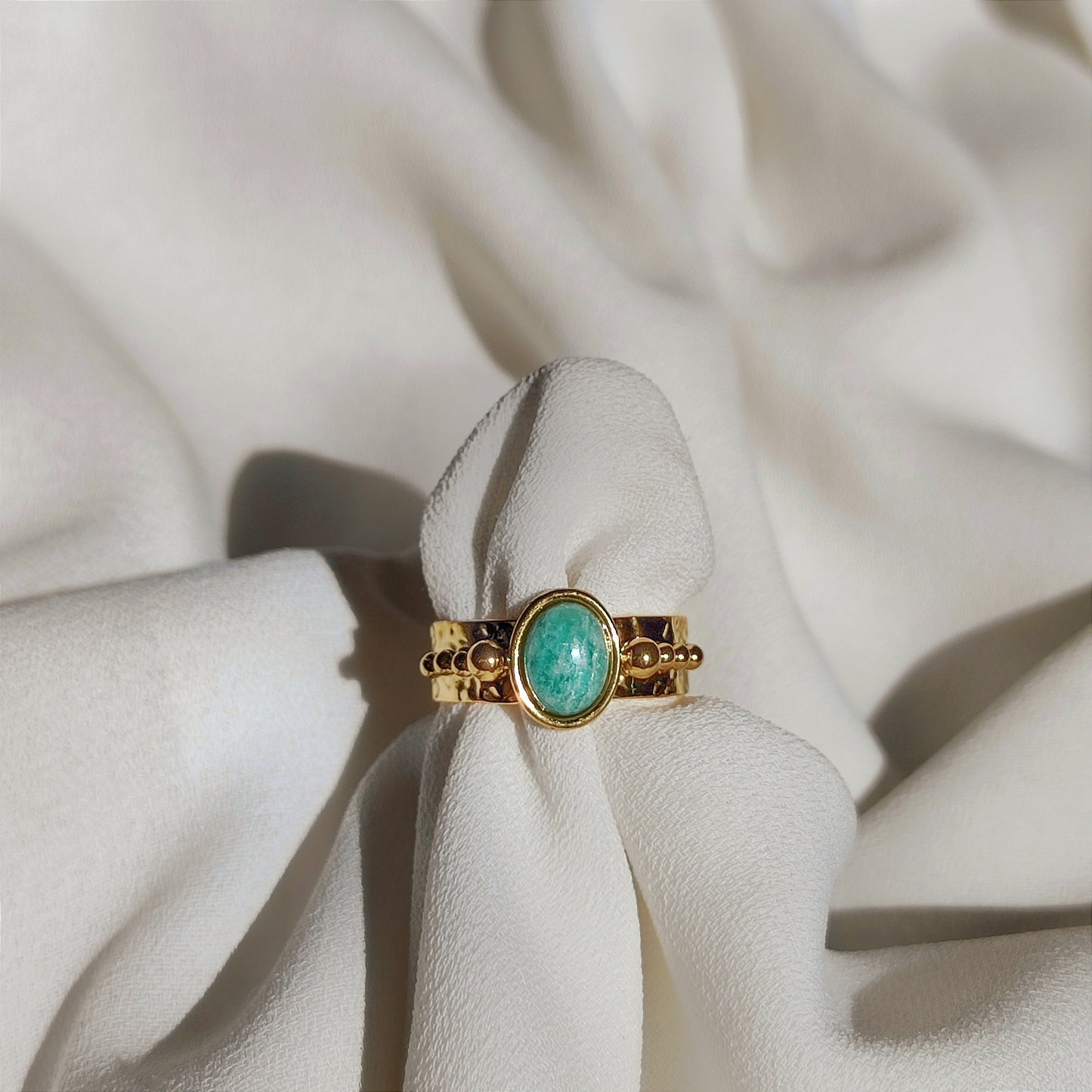 Bague Thaïs - Amazonite